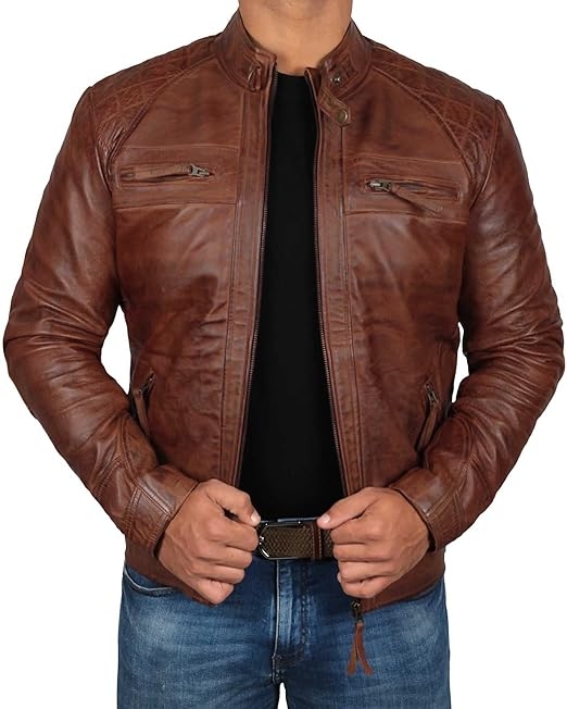 Men leather jacket